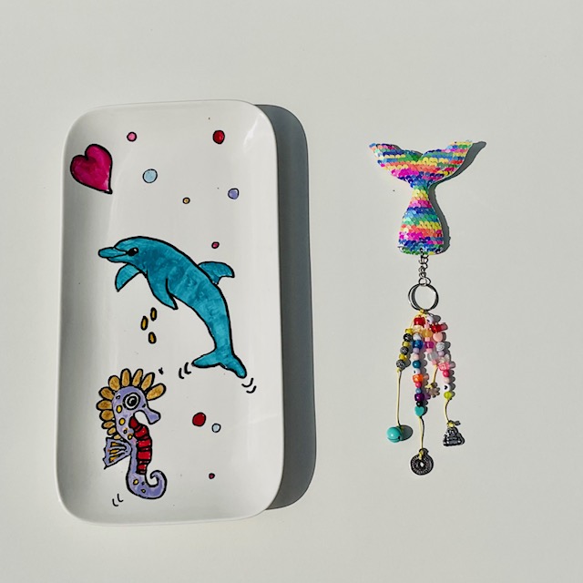 Cakeschaal en sleutelhanger maken 